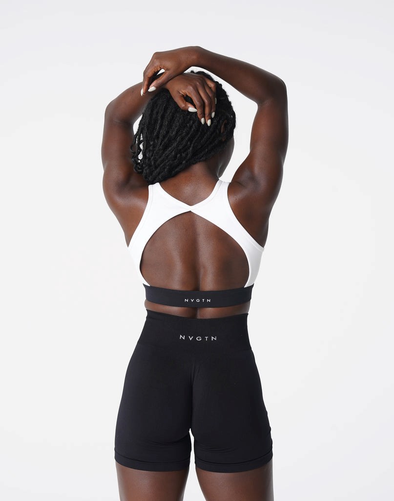 NVGTN Agility Bra Białe | 54068-LXOU