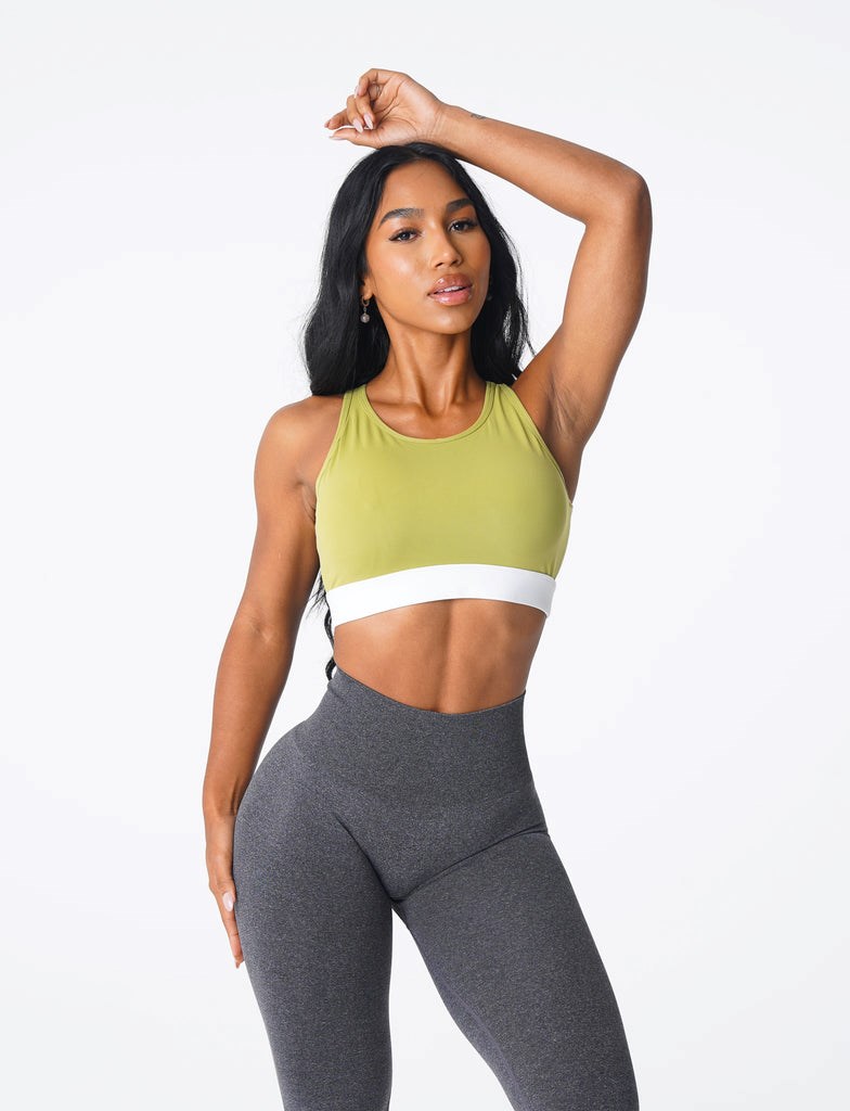 NVGTN Agility Bra Oliwkowe | 43906-LWGU