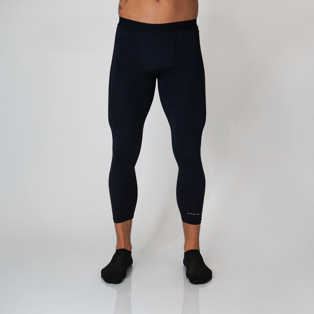 NVGTN Compression Pants 3/4 Length Czarne | 49235-WAEL