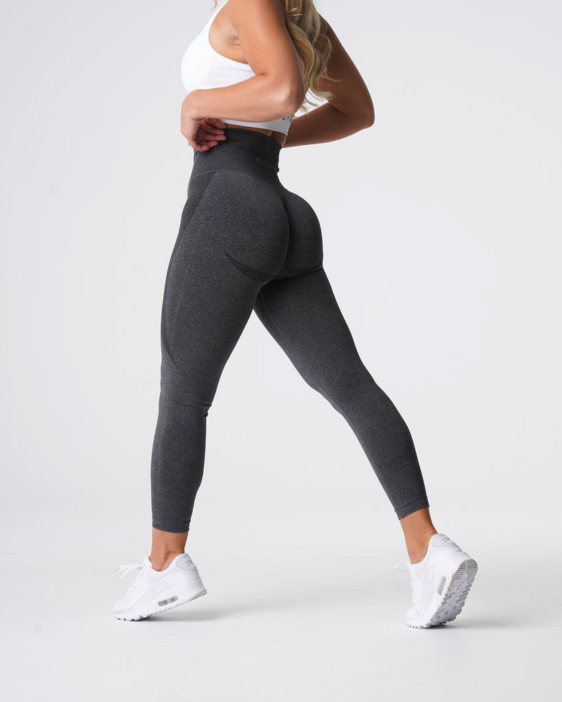 NVGTN Contour Seamless Leggings Czarne | 17045-VLQB