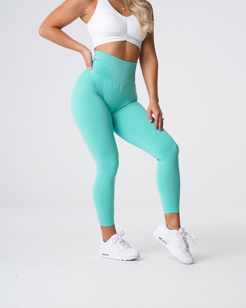 NVGTN Contour Seamless Leggings Mięta | 91756-BPVM