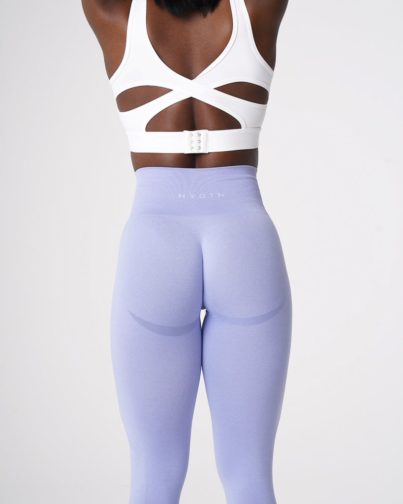 NVGTN Contour Seamless Leggings Periwinkle | 72054-WGYO