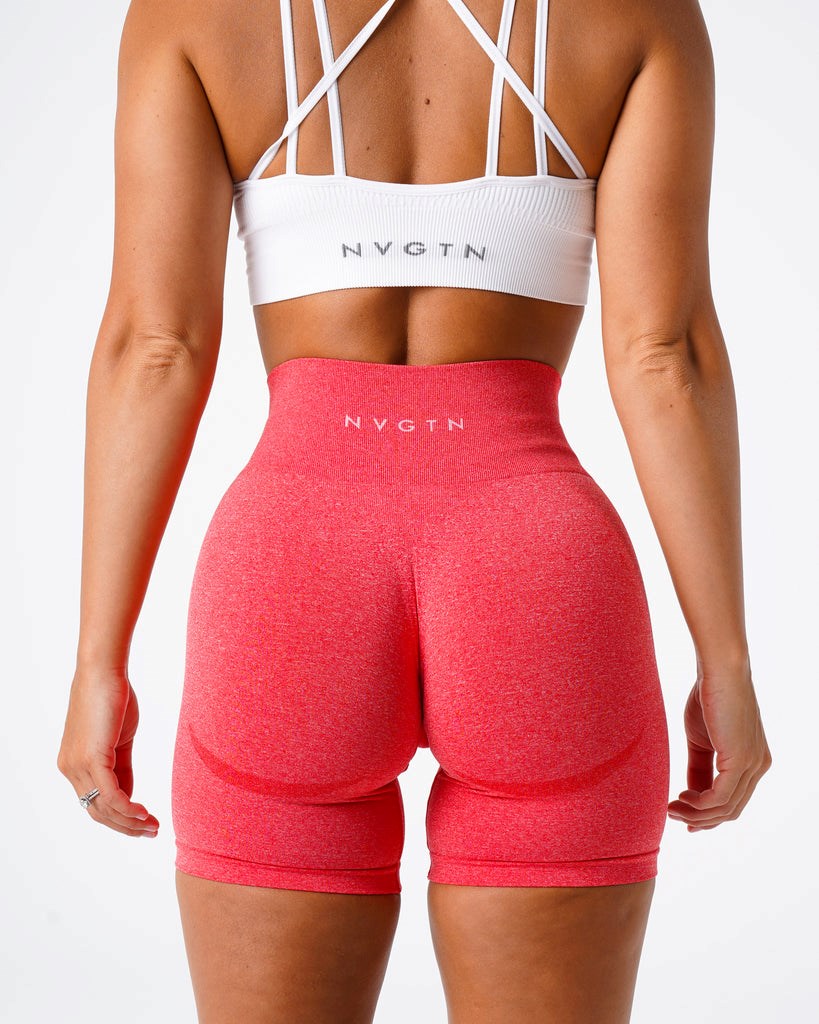 NVGTN Contour Seamless Shorts Candy Apple | 86045-NZWO