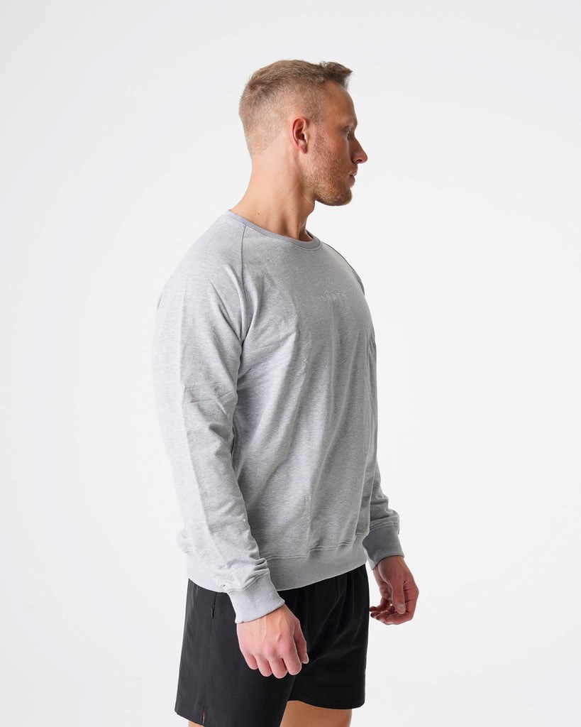 NVGTN Crew Neck Sweatshirt Szare | 18245-CTBE