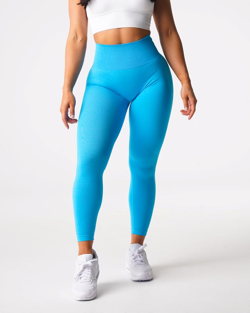 NVGTN Curve Seamless Leggings Aqua | 50426-MLFE