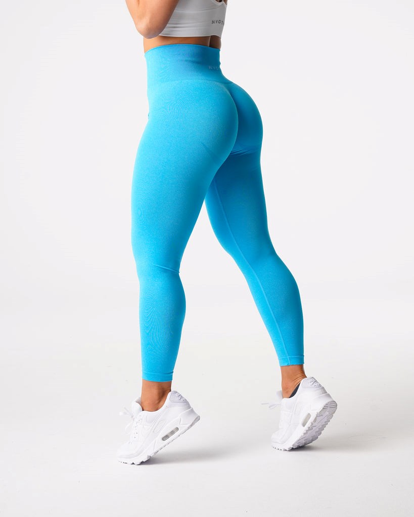 NVGTN Curve Seamless Leggings Aqua | 50426-MLFE