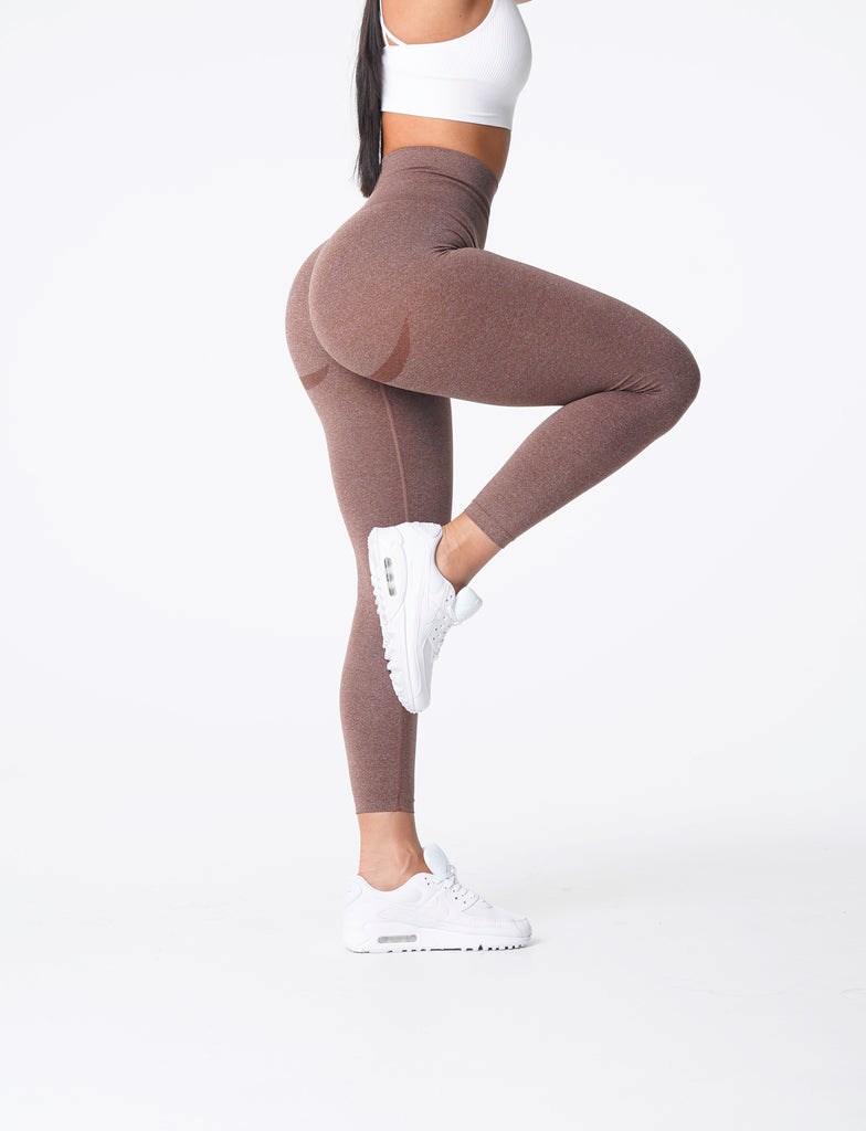 NVGTN Curve Seamless Leggings Cocoa | 30162-RQLU