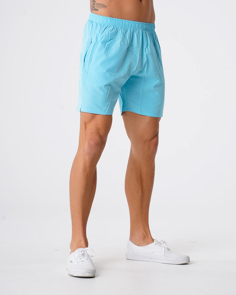 NVGTN Flex Shorts Aqua | 49752-YSBV