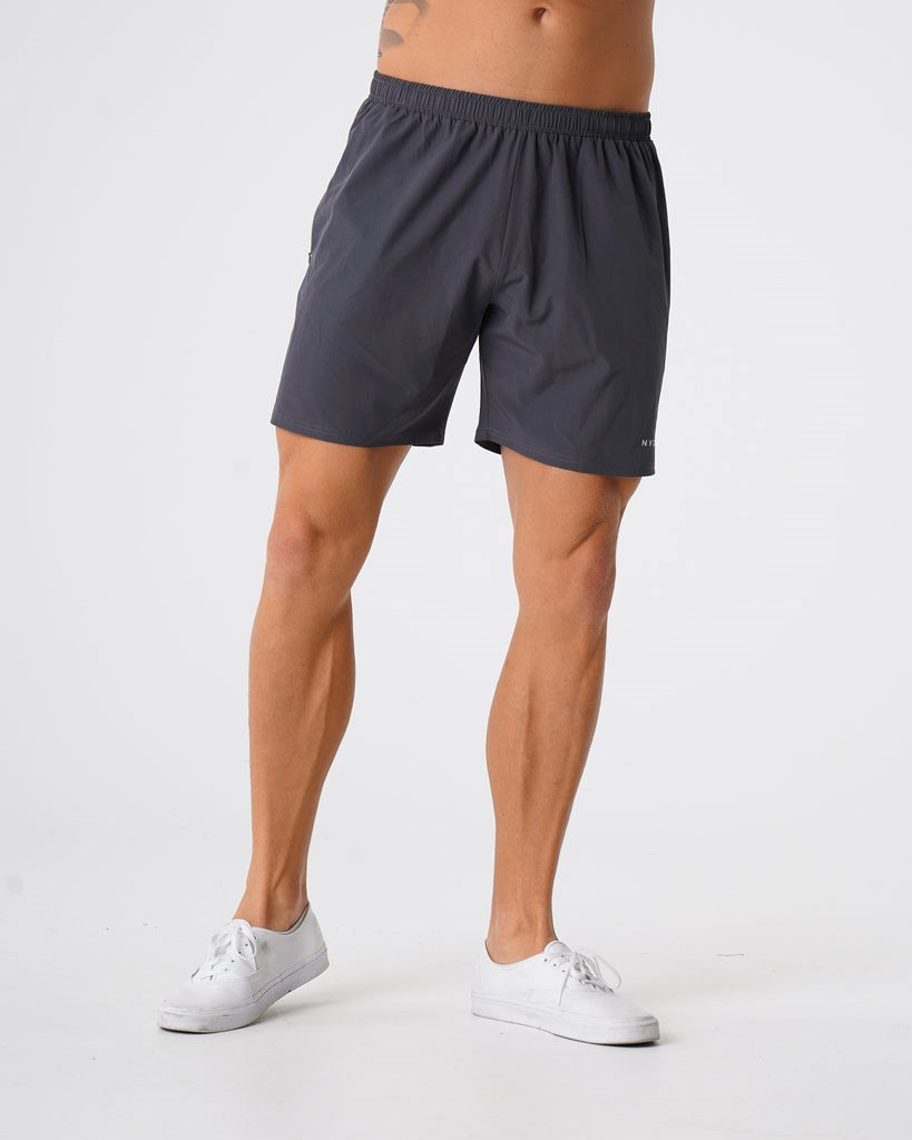 NVGTN Flex Shorts Charcoal | 13920-YTOX