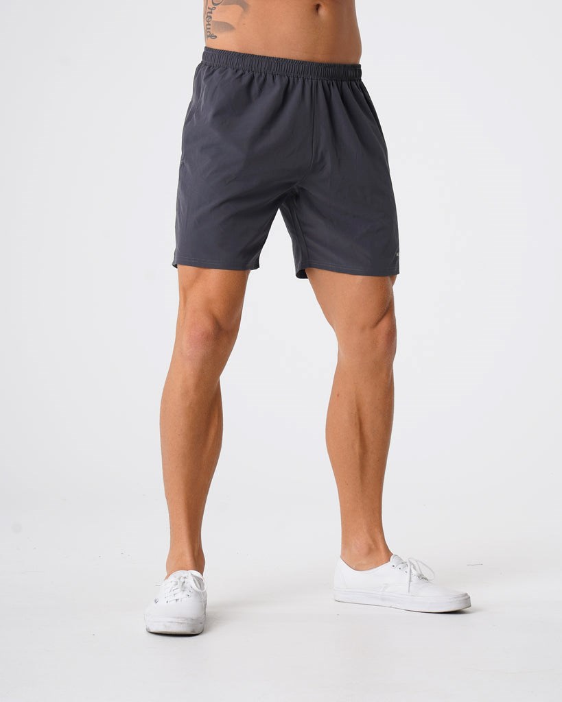 NVGTN Flex Shorts Charcoal | 13920-YTOX