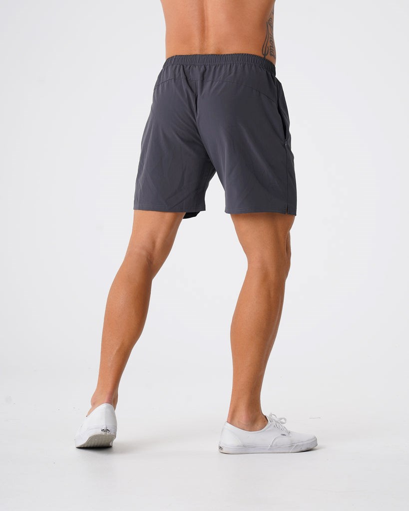 NVGTN Flex Shorts Charcoal | 13920-YTOX