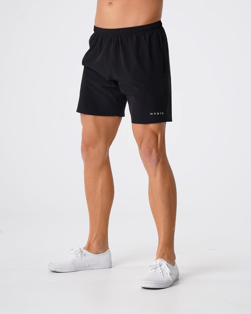 NVGTN Flex Shorts Czarne | 91058-EBSR