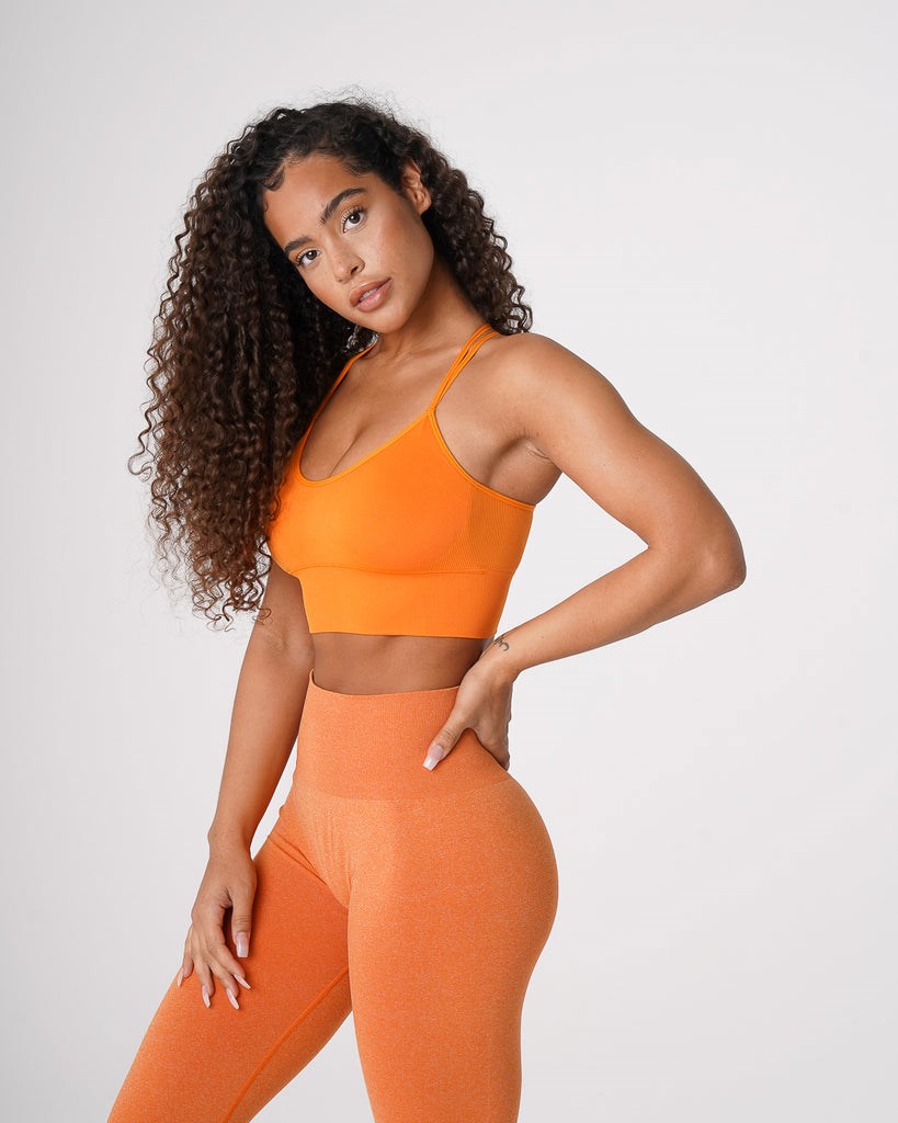 NVGTN Flourish Seamless Bra Clementine | 27963-LVEH