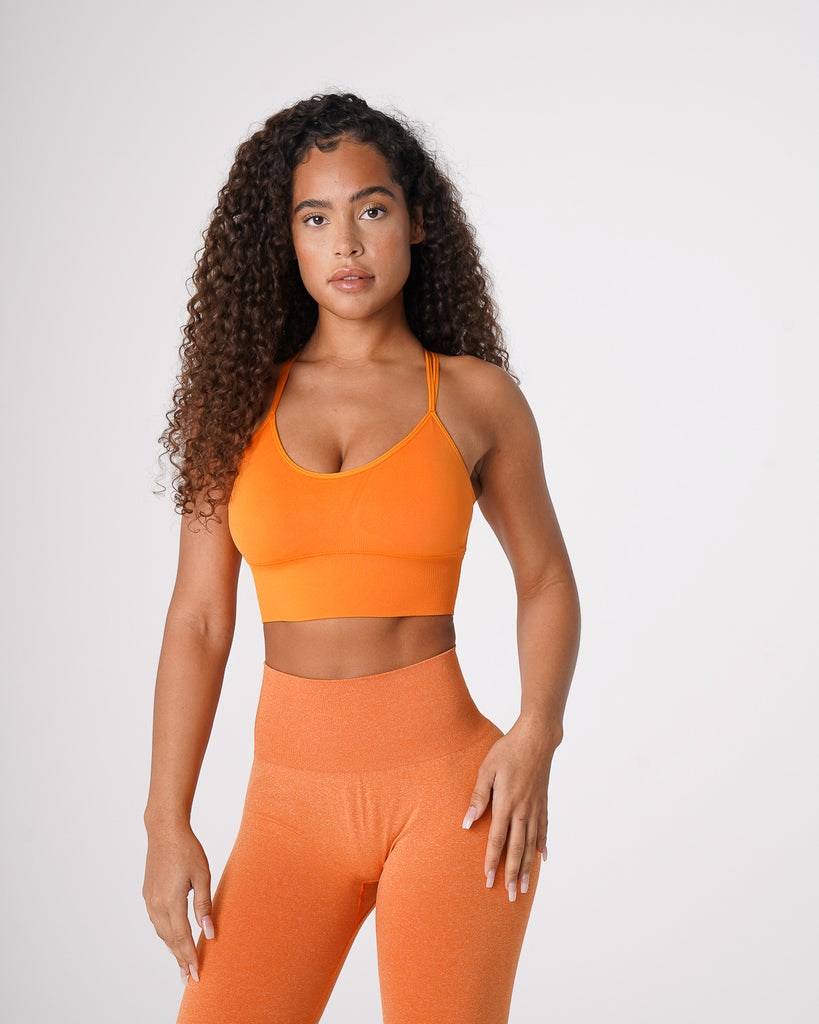 NVGTN Flourish Seamless Bra Clementine | 27963-LVEH