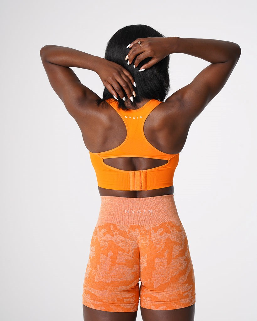 NVGTN Ignite Seamless Bra Tangerine | 63498-BRJC