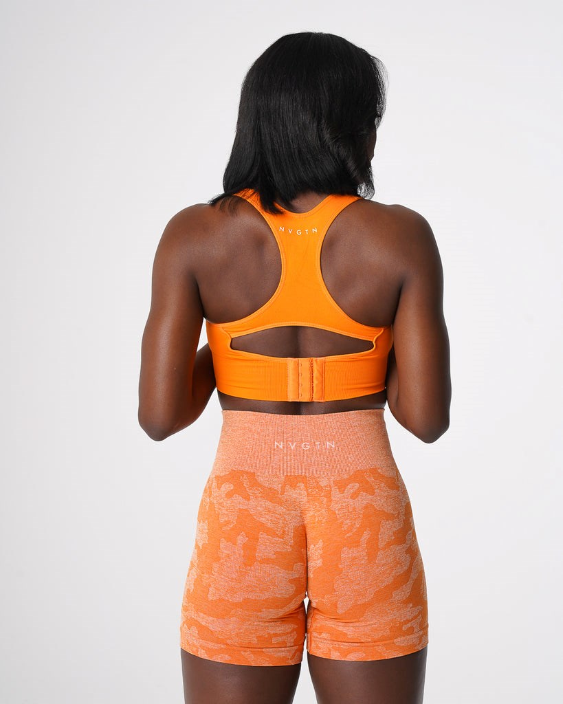 NVGTN Ignite Seamless Bra Tangerine | 63498-BRJC