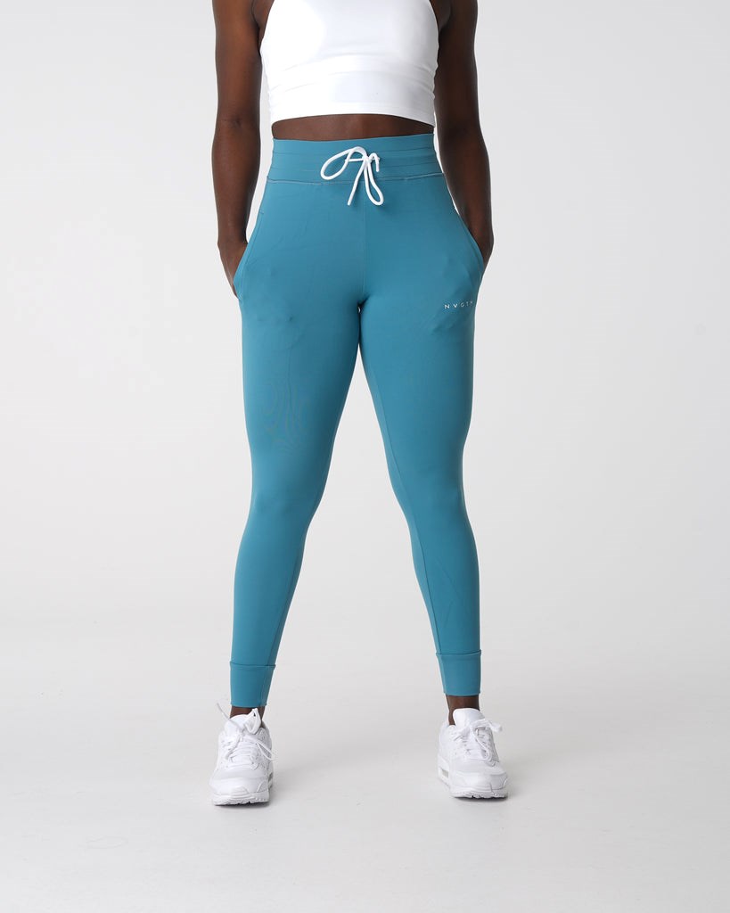 NVGTN Joggers Niebieskie | 39267-TDYJ