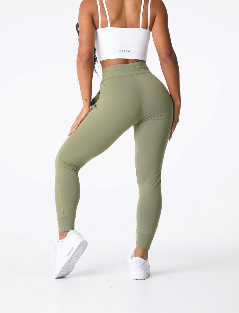 NVGTN Joggers Oliwkowe | 82397-IESN