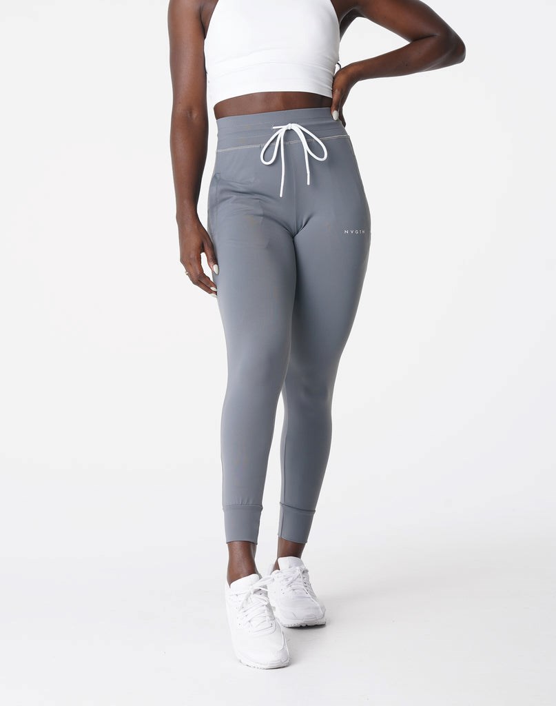 NVGTN Joggers Szare | 25918-ADZB