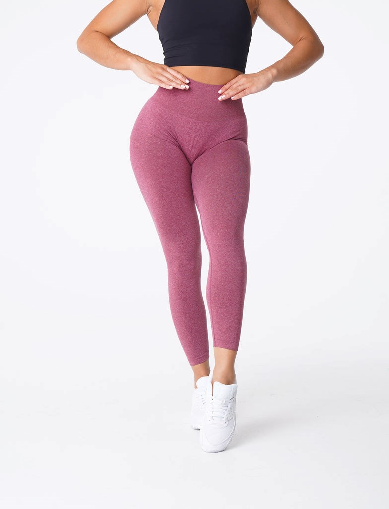 NVGTN NV Seamless Leggings Bordowe | 50427-KTZQ