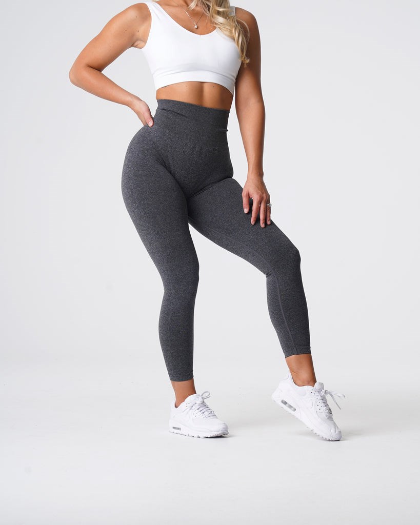 NVGTN NV Seamless Leggings Czarne | 25436-UZPI