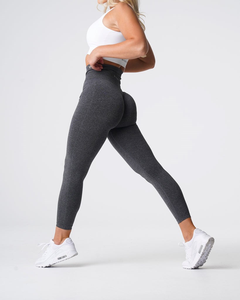 NVGTN NV Seamless Leggings Czarne | 25436-UZPI