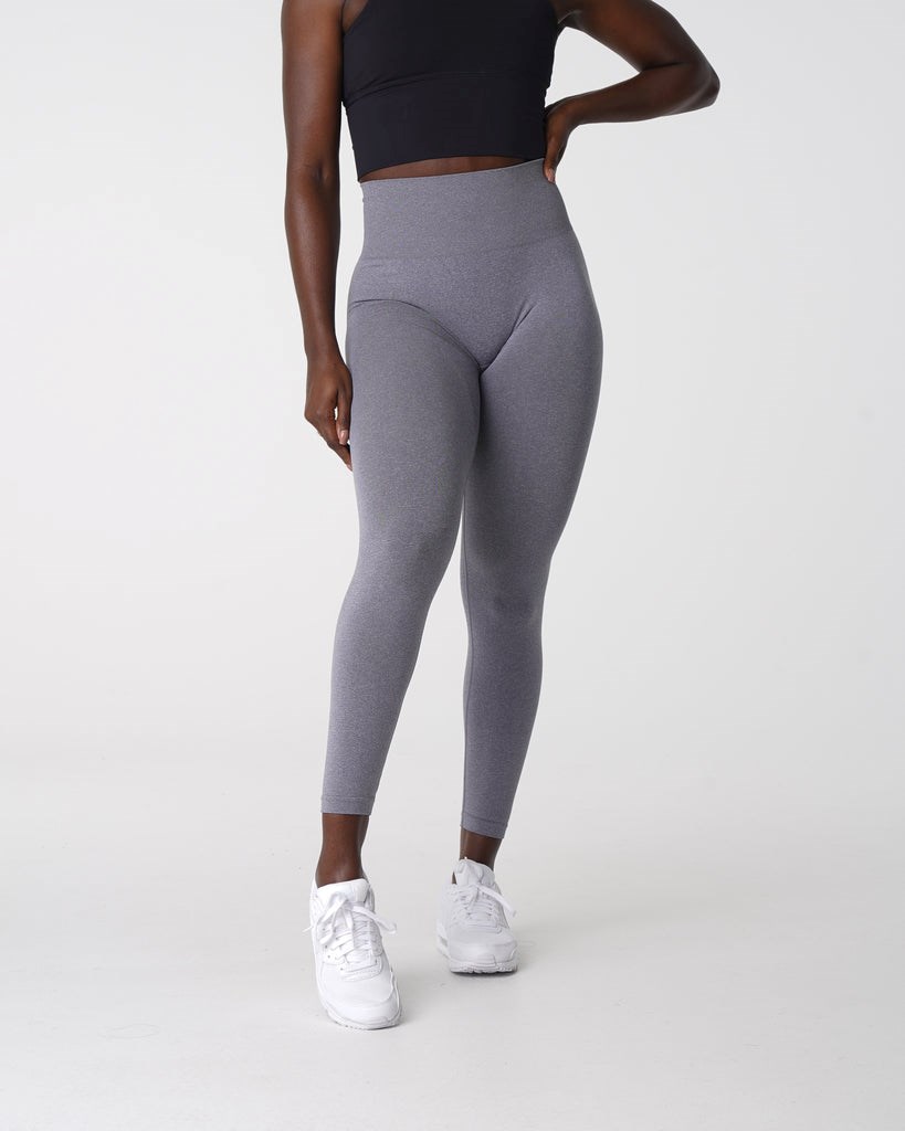 NVGTN NV Seamless Leggings Szare | 64910-ZDBQ