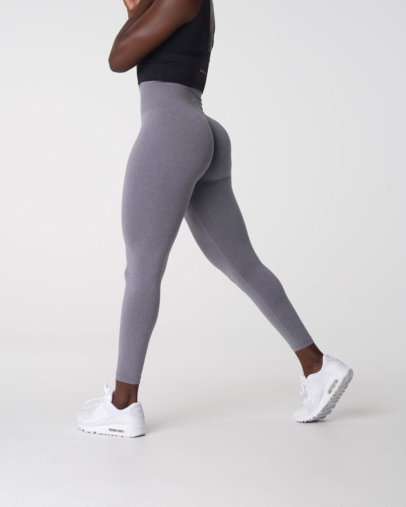 NVGTN NV Seamless Leggings Szare | 64910-ZDBQ