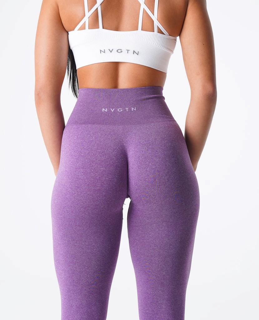 NVGTN NV Seamless Leggings Violet | 25986-WLIZ