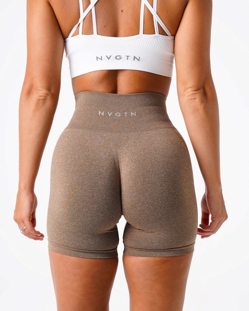 NVGTN Pro Seamless Shorts Mocha | 84957-LWSP