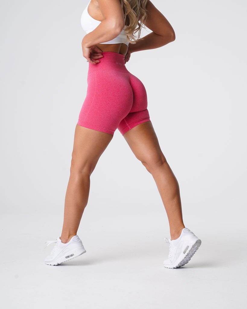 NVGTN Pro Seamless Shorts Różowe | 67215-SLMD