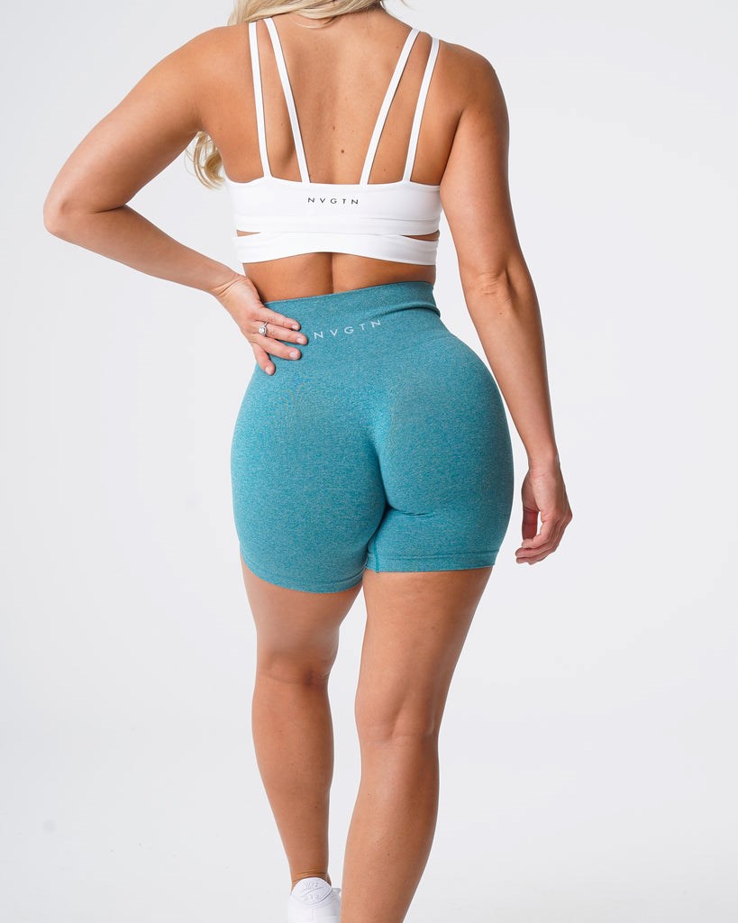 NVGTN Pro Seamless Shorts Teal | 32761-BEWK