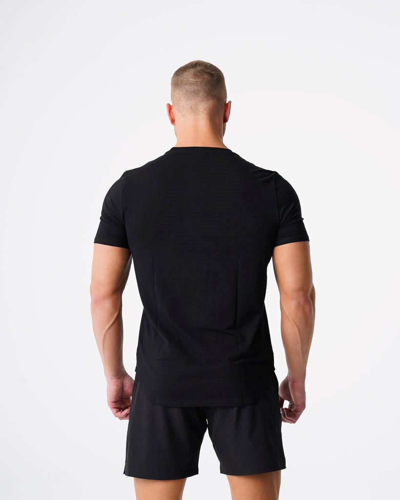 NVGTN Pulse Fitted Tee Czarne | 76943-THSB