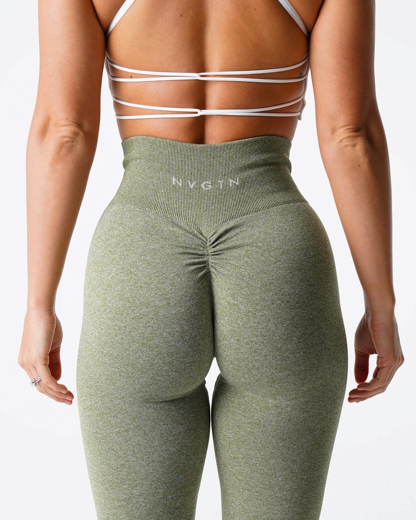 NVGTN Scrunch Seamless Leggings Meadow | 16259-CSFM