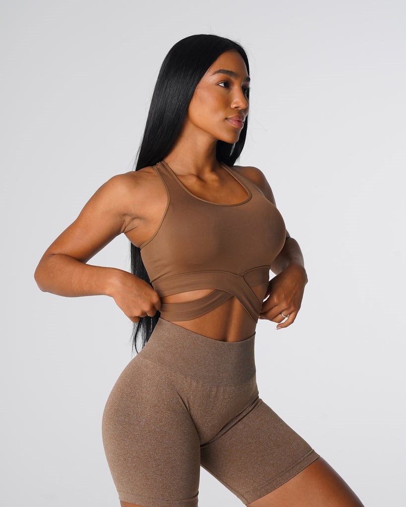 NVGTN Sculpt Seamless Bra Top Mocha | 05876-PUVA