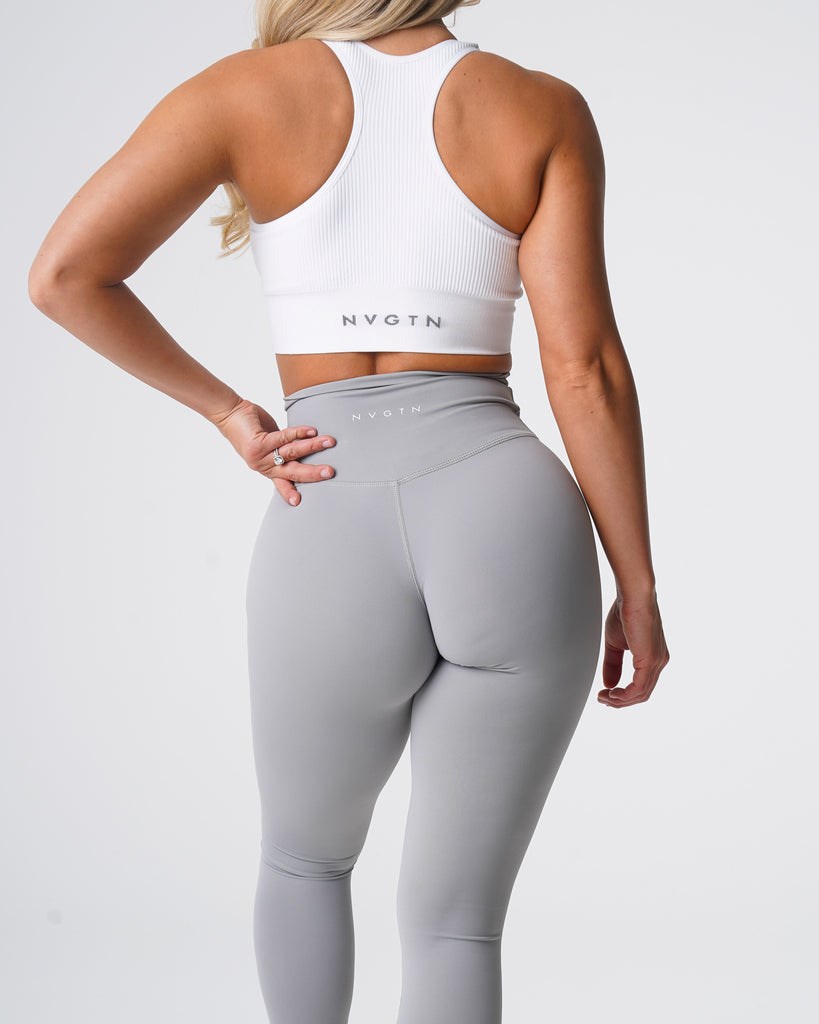 NVGTN Signature 2.0 Leggings Fog | 15284-NRFY