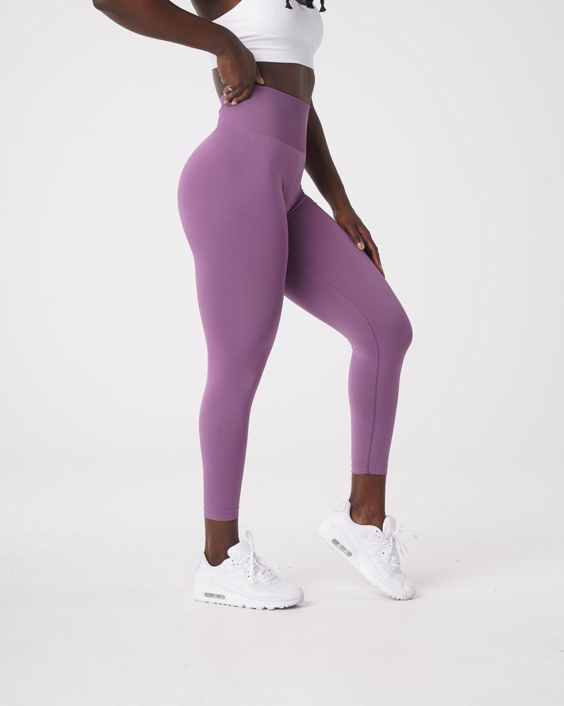 NVGTN Solid Seamless Leggings Orchid | 40395-HMRL