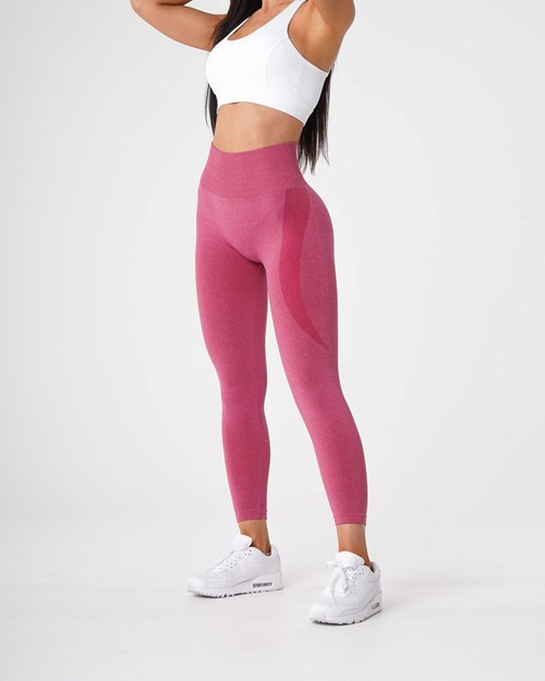 NVGTN Contour Seamless Leggings Crimson | 48103-SEXV