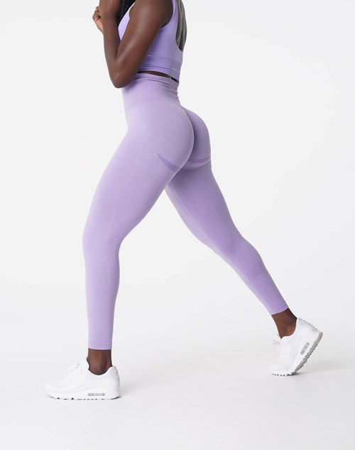 NVGTN Curve Seamless Leggings Lilac | 07349-GRNV