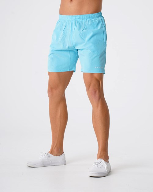 NVGTN Flex Shorts Aqua | 49752-YSBV