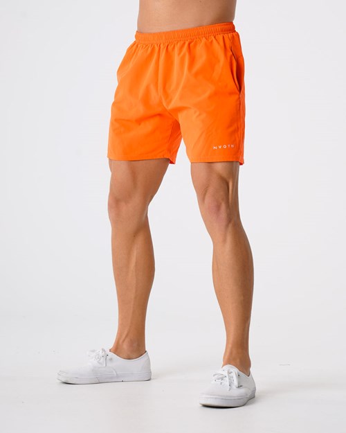 NVGTN Flex Shorts Pomarańczowe | 06481-JAIE