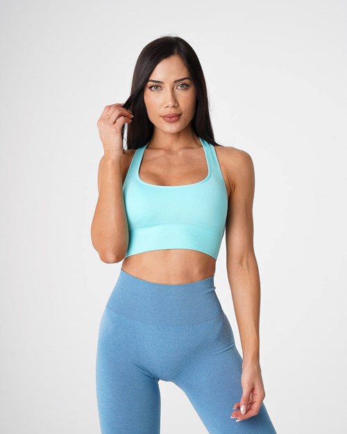 NVGTN Ignite Seamless Bra Aqua | 26750-WZVD