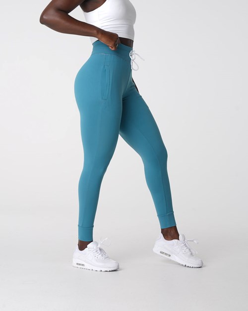 NVGTN Joggers Niebieskie | 39267-TDYJ