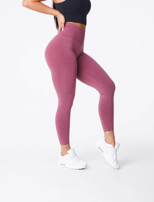 NVGTN NV Seamless Leggings Bordowe | 50427-KTZQ