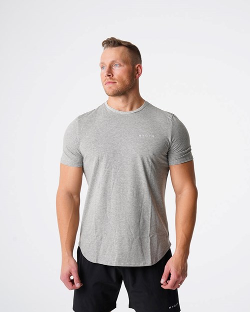 NVGTN Pulse Fitted Tee Szare | 70425-UWSA