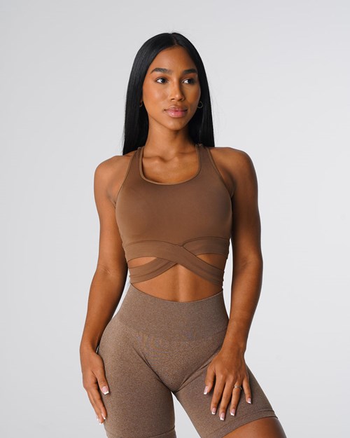 NVGTN Sculpt Seamless Bra Top Mocha | 05876-PUVA