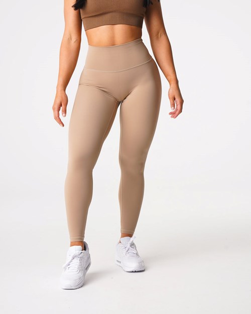 NVGTN Signature 2.0 Leggings Latte | 98467-AXRQ