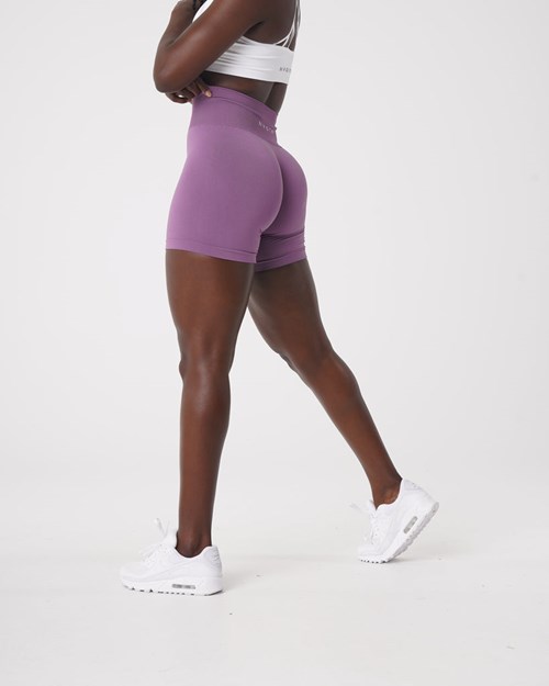 NVGTN Solid Seamless Shorts Orchid | 09418-CZFA